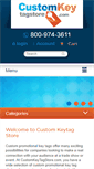Mobile Screenshot of customkeytagstore.com